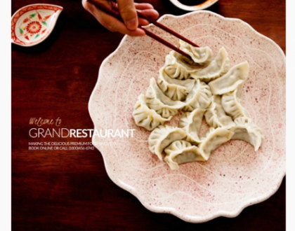 Grand Restaurant Website Design Templates