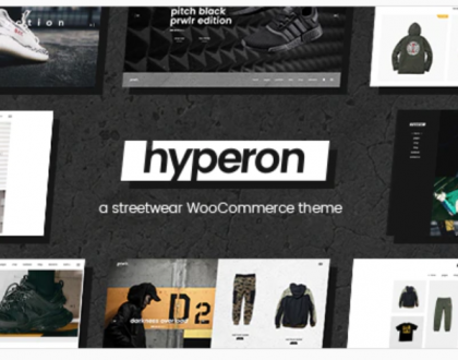 Hyperon - Clothing eCommerce Website Design Theme