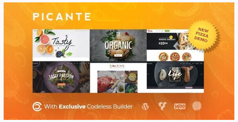 Picante | Restaurant Website Design Templates