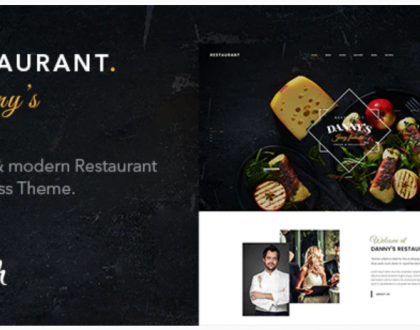 Restaurant Dannys Website Design Templates
