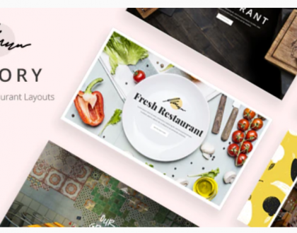 Savory - Restaurant Website Design Template