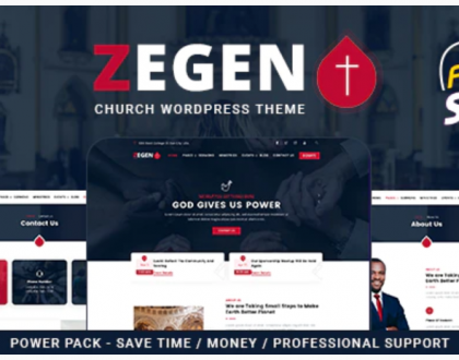 Zegen - Church Website Design Theme
