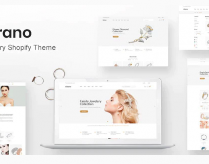 Corano – Jewelry eCommerce website design template