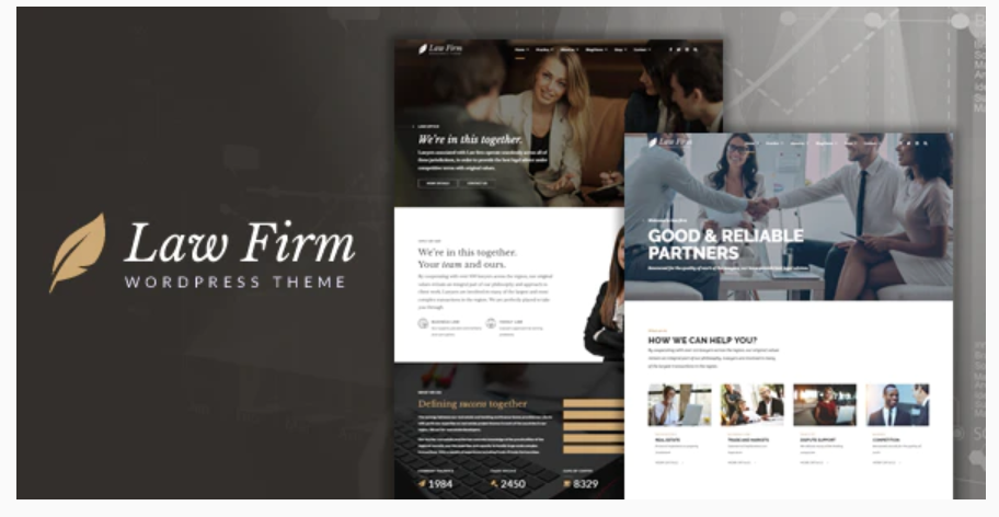 Law Firm - Attorney & Legal Website Design Theme