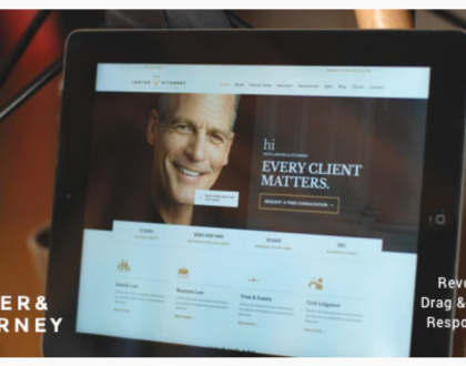 Lawyer & Attorney - Law Firm Website Design