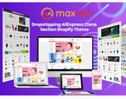 MAXMIN - AliExpress  Dropshipping Shopify Website Design Theme