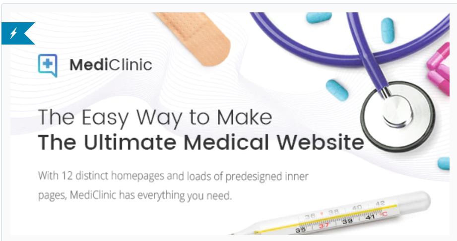 MediClinic - Medical Healthcare Website Design Theme