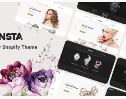 Monsta - Jewelry eCommerce Website Design Theme