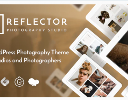 Reflector - Photography Website Design