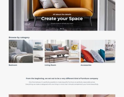 The Expression eCommerce Website Design Template