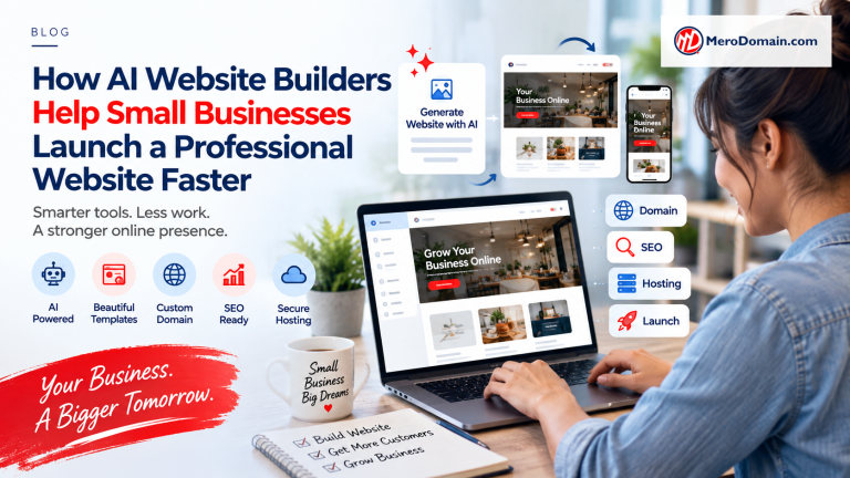 How AI Website Builders Help Small Businesses Launch a Professional Website Faster